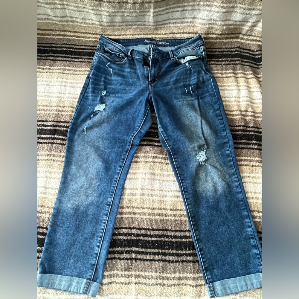 Levi’s modern slim cuffed jeans